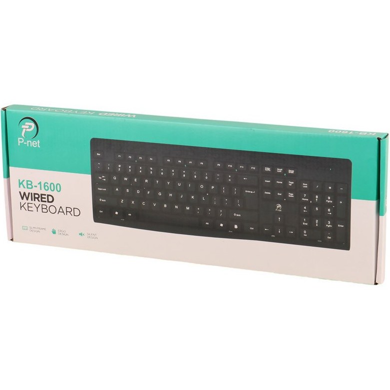 کیبورد باسیم پی‌نت PNET مدل KB-1600